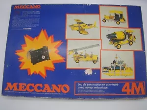 MECCANO - BOITE " 4M " - MOTEUR MAGIC - COMPLETE - N° 031204 - 1980 - ANCIEN - - Foto 1 di 15