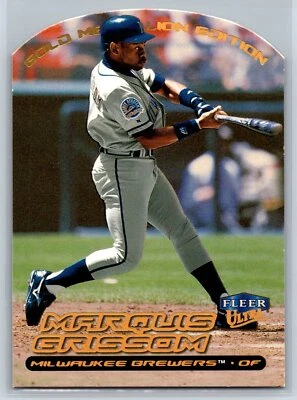 2000 Fleer Ultra Marquis Grissom Gold Medallion Parallel Milwaukee Brewers #136G - Image 1 of 2
