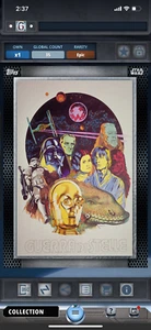 Star Wars Card Trader Posters II Glass Grey 35cc Epic - Picture 1 of 1