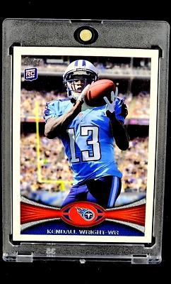 2012 Topps #378 Kendall Wright RC Rookie Tennessee Titans Football Card - Image 1 of 4