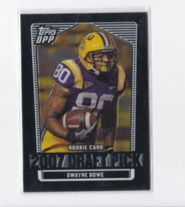 DWAYNE BOWE 2007 TOPPS DP&P CALCIO NERO CROMATO PARALLELO ROOKIE-SPEDIZIONE GRATUITA - Foto 1 di 24