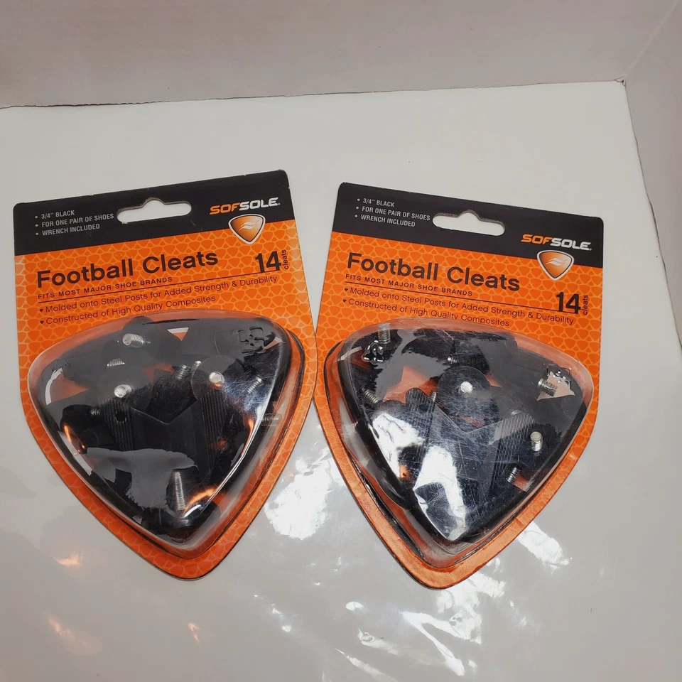 Sof Sole 3/4" 19mm Replacement Football Rugby Soccer Lacrosse Cleats Set of 14