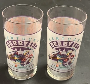 Coppia di piumini Churchill Kentucky Derby 120 in vetro Julep 1994 come nuovi - Foto 1 di 7