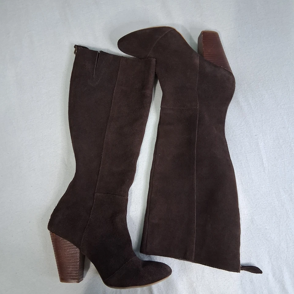 Botas de Gamuza Matisse Savannah Calce Ajustado Hasta la Rodilla Marrón Chocolate Talla 8  Foto 1 de 4