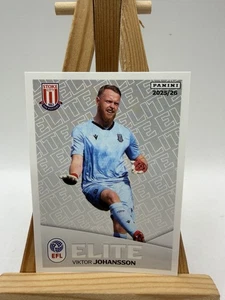 PANINI EFL 2025 - 26  STICKER Victor Johansson Stoke City ELITE #243 - Picture 1 of 4