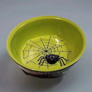 Hallmark 2009 Halloween SPIDER Bowl Yikes Eek Boo Creek Spider - Picture 1 of 12
