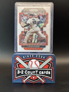 2022 Panini Prizm - Tier II Logan Webb #112 White Wave Prizm - Picture 1 of 2
