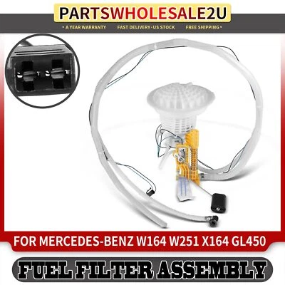 Filtro de combustible con unidad de envío para Mercedes-Benz W251 W164 X164 GL450 ML350 R350 Foto 1 de 4