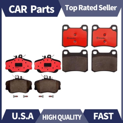 Pastillas de freno delanteras + traseras de cerámica para Mercedes-Benz C280 1994-1995 - Brembo OE Foto 1 de 4