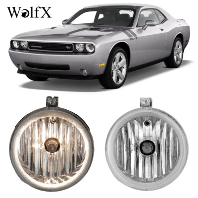pair Clear Fog Lights For 2007-2009 Jeep Compass/Patriot/Chrysler Sebring Sedan - Image 1 of 4
