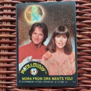 Lot of 10 1978 Mork and Mindy cards, plus 1 sticker. - Picture 1 of 3