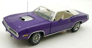 Franklin Mint 1/24 Scale Diecast B11WZ60 - 1970 Plymouth Hemi Cuda - Purple