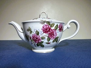 RAR, TEITO Laurel Fine Japanese China Teekanne wildrosa Rosenmuster - nicht mehr produziert. - Bild 1 von 7