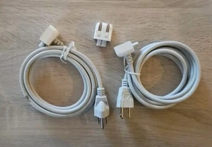 2 - 6 Foot Apple Mac MacBook Power Charger Extension Cord Cable And 1 AC Plug - Picture 1 of 1