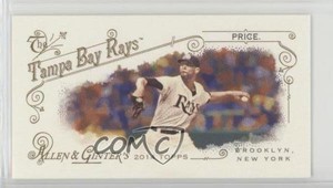 2014 Topps Allen & Ginter's Mini Flag Back /25 David Price #187