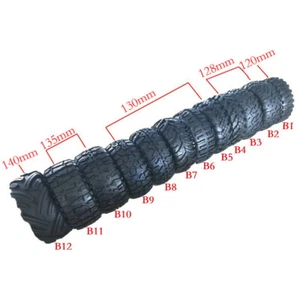4pcs 2.2" Rc Rock Crawler Rubber Tires Tyre Wheel1/10 For TRX4 TRX6 90046 SCX10 - Picture 1 of 24