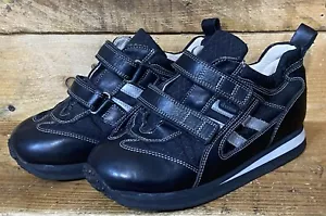 DUNA Orthopädische Industrie High-Tech schwarze Riemenschuhe Gr. 33 EU Made Italy - Bild 1 von 9
