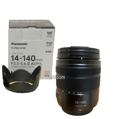 New PANASONIC Lumix G Vario 14-140mm f/3.5-5.6 II ASPH POWER Lens(H-FSA14140) - Image 1 of 4