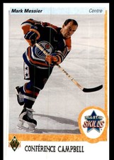 1990-91 Upper Deck French Mark Messier Edmonton Oilers #494