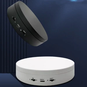 Tocadiscos Eléctrico USB Giratorio 360° Soporte de Exhibición para Joyería y Cosméticos - Imagen 1 de 10