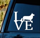 Pembroke Welsh Corgi Love Decal Sticker for Car Truck SUV Van laptop art B1098