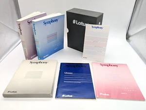 Manuels et étui vintage Lotus Symphony version 1.2 sans logiciel. - Photo 1/9