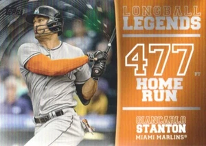 2018 Topps Baseball Longball Legends Black #LL-38 Giancarlo Stanton /299 - Picture 1 of 2