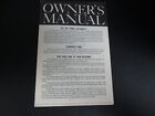 Vintage Oscar Schmidt Autoharp Manual-4 Page Pamphlet