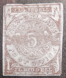 Confederate Scott # 62x4, como nuevo sin goma de mascar, falso - Imagen 1 de 2