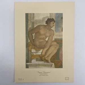 Decorative Figure Michelangelo Art Print 8 x 6 - Picture 1 of 4