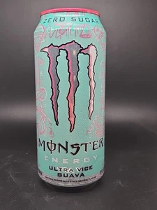 Monster Energy Ultra Vice USA 473 ML Guava 1 x Leere Dose 0624N Ball Oben Offen - Bild 1 von 7