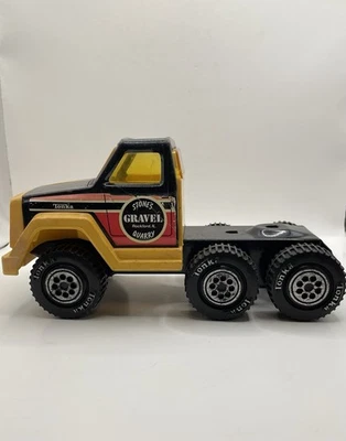 Vintage 1978 Tonka Truck Stone's Quarry Gravel Semi Caminhão Cabine - Imagem 1 de 4
