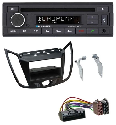 Blaupunkt USB MP3 Bluetooth DAB CD Autoradio für Ford C-Max Kuga matt schwarz - Bild 1 von 4