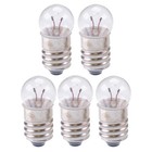 5 x MES Screw Base Miniature E10 Bulbs Lamps 11mm Diameter 1.5V-24V