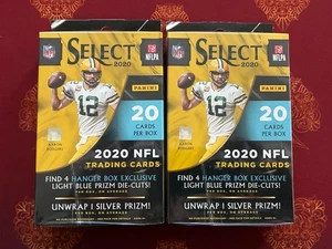 Lot of 2 - 2020 Panini Select Football Hanger Boxes Brand New Factory Sealed NFL - Bild 1 von 2