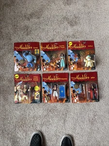 Disney Aladdin Figures PVC LOT OF 6 Aladdin  New in package vintage - Picture 1 of 11