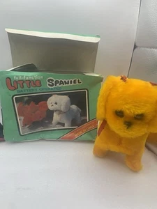 Little Spaniel Vintage 1970-80s orange fur toy dog doll (NOT WORKING) YU - Picture 1 of 12