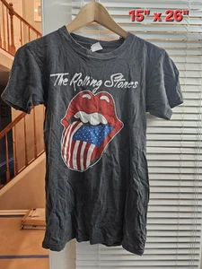 Vintage Rolling Stones North American Tour Band Shirt Single Stitch 1981 S - Bild 1 von 7