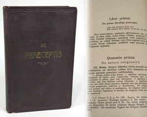 De Praeceptis (On The Commandments) by Hieronymus Noldin (1926, In Latin Text) - Picture 1 of 20