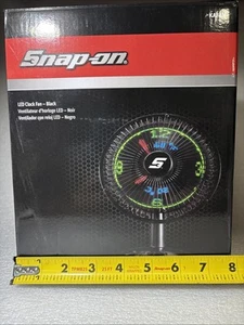 Ventilador Reloj LED Snap-On Negro KAFAN - Imagen 1 de 4