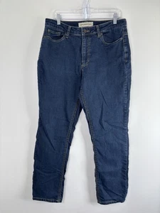 Bit & Bridle Jeans Größe 12 kariert Flanell gefüttert Stretch blau Denim Damen 33x29 - Bild 1 von 7
