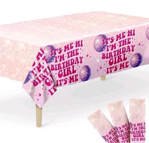 Mantel Its Me Hi Im The Birthday Girl Its Me - Grande, 108x54 pulgadas, paquete de 3 - Imagen 1 de 4