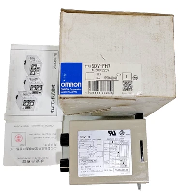 *NEW IN BOX* OMRON SDV-FH7 VOLTAGE SENSOR 200/220VAC - Image 1 of 4