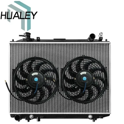 Radiator+Fan For 2006-2011 2007 Ford Ranger PJ PK Petrol Diesel 4cyl Auto/Manual - image 1 of 4