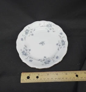 Johann Haviland Blue Garland 6.25" Bread & Butter Plate, Blue Flowers, Scalloped - Picture 1 of 3