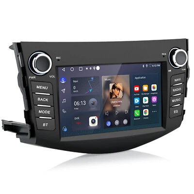 Carplay 2+64G 7" Android Autoradio Für Toyota RAV4 06-2012 GPS Navi BT WIFI DAB+ - Bild 1 von 4