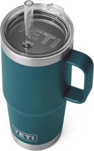 Rambler 25 oz Tumbler with Handle and Straw Lid, Travel Mug Water Tumbler, Vacuu - Picture 1 of 9