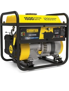 Champion Power Equipment 1500-Watt Portable Generator with CO Shield - Picture 1 of 5