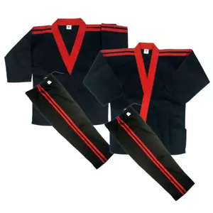 Martial Arts Karate Team Uniforms Gi - Open & V-Neck - Picture 1 of 26