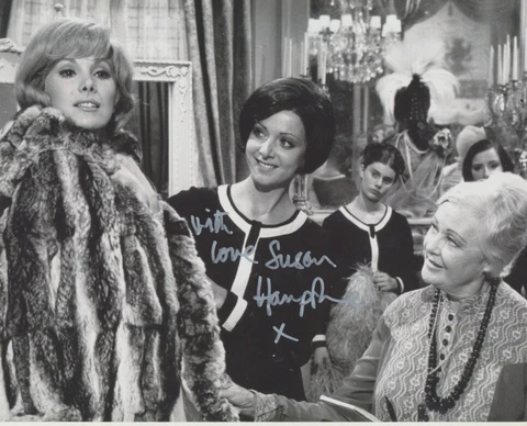 Susan Hampshire In Person signed photo - Monte Carlo or Bust! - A547 Cover
